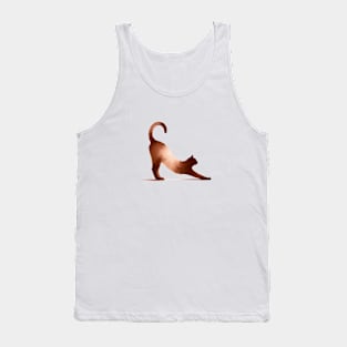 stretching cat Tank Top